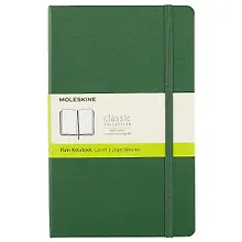 Купить Записная книжка Moleskin Classic Large, зелёная, 120 листов, А5 — Фото №1