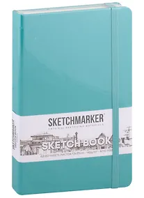 Купить Скетчбук 13*21 80л "Sketchmarker" изумрудный, нелинованн. 140г/м2, слоновая кость, тв.обл. — Фото №1