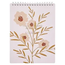 Купить Блокнот А5 50 листов в клетку "April", букет, спираль — Фото №1