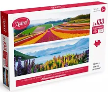 Купить Пазл 2х133 эл. Диптих. Цветочная панорама — Фото №1