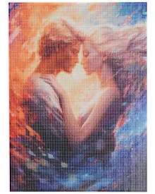 Купить Алмазная мозаика (классическая) с подрамником, с полным заполнением "Чувственная любовь", 40 х 50 см — Фото №1