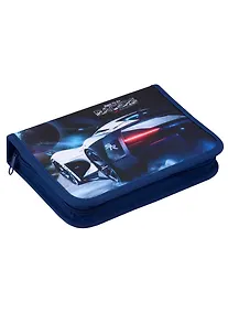 Купить Пенал 1отд. "Space auto" 20*14см, молния, ткань, 2 откид планки — Фото №1