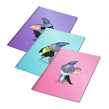 Купить Обложки 03шт д/тетрадей гологр. "Супер мышь" 213*346мм — Фото №1