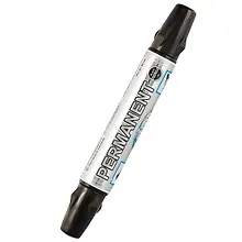 Купить Маркер перманентный Centrum, двухсторонний черный — Фото №1