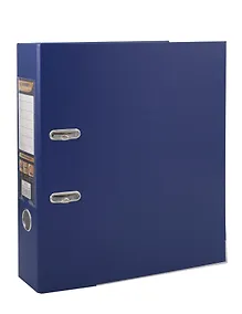 Купить Папка архивная 70мм А4 синяя, бумвинил, прозр.карман, — Фото №1