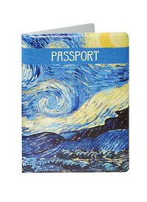 Купить Обложка для паспорта Винсент Ван Гог Звездная ночь — Фото №1