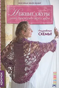 Купить Нежные ажуры: Шали, пуловеры и аксессуары: Крючок — Фото №1