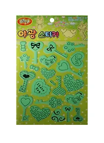 Купить Набор светящихся наклеек AAA-016 Сердечки (11-01488-AAA-016) — Фото №1