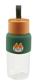 Купить Бутылка с силиконовой накладкой Котик (стекло) (460 мл) (12-07229-GJ75A) — Фото №1
