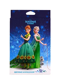 Купить Карандаши цветные Disney, "Холодное сердце", 18 цветов — Фото №1