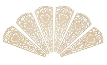 Купить Заготовка деревянная для декупажа Филькина Грамота Веер Любовь 93*207*3мм — Фото №1