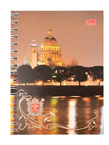 Купить Записная книжка А6 60л СПб "Виды города" спираль — Фото №1