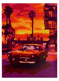 Купить Набор для творчества. Алмазная мозаика "Калифорния", 30х40 см — Фото №1