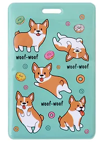 Купить Чехол для карточек вертикальный Корги — Фото №1