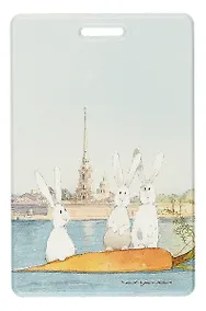 Купить Чехол для карточек вертикальный СПб Заячий остров (ДК2024-469) — Фото №1