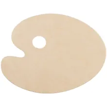 Купить Палитра овальная, дерево, 30.6 х 23 см — Фото №1