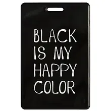 Купить Чехол для карточек Black is my happy color (ДГ2021-283) — Фото №1