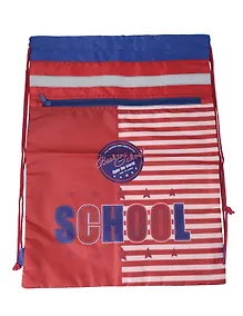 Купить Мешок для обуви Феникс+ Пора в школу 36*48см, 1 отделение, карман на молнии, светоотражающая — Фото №1