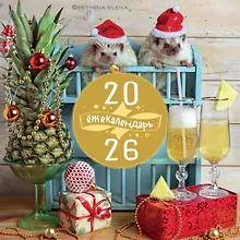 Купить Ёжекалендарь. Ананасное настроение. Календарь настенный на 2026 год (300х300) — Фото №1