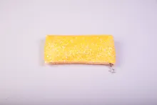 Купить Пенал-косметичка, лимонный — Фото №1