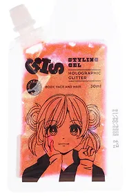 Купить Глиттер-гель `GIS` для волос, лица и тела Flamingo 30 мл (229207) — Фото №1