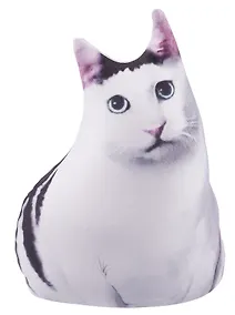 Купить Антистресс Кот белый Мем (24х18) (201.1.1) — Фото №1