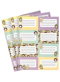 Купить Наклейки для тетрадей 24 штуки "Kawaii. Зверюшки" — Фото №1