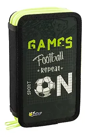 Купить Пенал 2 отделения "Футбол ON" 19*11, молния — Фото №1