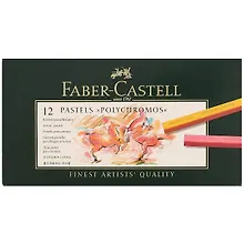 Купить Пастель «Polychromos», Faber-Castell, 12 цветов — Фото №1