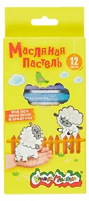 Купить Масляная пастель 12цв "Каляка-Маляка" утолщенная, шестигранная — Фото №1