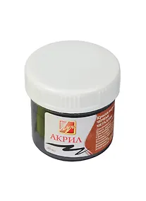 Купить Краска акриловая Черная металлик, 40мл, Луч — Фото №1
