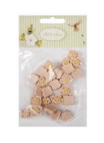 Купить Цветок хризантема (В906) в пакете 25 шт,  латте (11-08631-72) — Фото №1