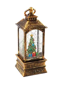 Купить Новогодний LED Фонарь с эффектом снегопада (20х8) (12-06631-N43) — Фото №1