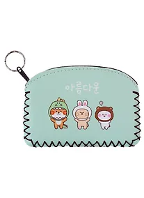 Купить Кошелек на молнии Kawaii Зверюшки (9х13) (кожзам) — Фото №1