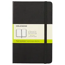 Купить Записная книжка Moleskin Classic Medium, чёрная, 120 листов, А5+ — Фото №1