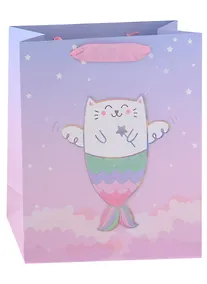 Купить Пакет А4 32*26*12 "Веселые зверята" дет., бум.мат — Фото №1