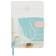 Купить Блокнот с магнитной застёжкой «Котик и ветер», 256 страниц, А5 — Фото №1