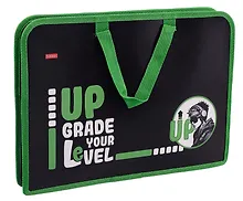 Купить Папка для тетрадей А4 "LET'S GO PLAY-" 34*24,5*3,5см, пластик, молния, текст.ручки — Фото №1