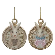 Купить Фигурка декоративная подвесная Заяц, 2 варианта (5х2х7) — Фото №1