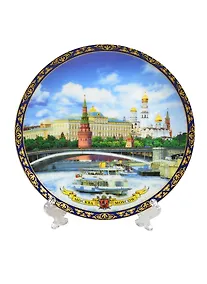 Купить Тарелка Москва Панорама (фарфор) (D15) (15-6-17) — Фото №1