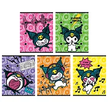 Купить Тетрадь в клетку Centrum, Kuromi, 48 листов, в ассортименте — Фото №1