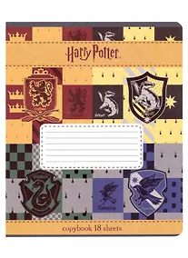 Купить Тетрадь в клетку "Гарри Поттер", 18 листов, в ассортименте — Фото №1