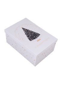 Купить Коробка "Ёлочки" 26*17*10 см, Новый Год, картон — Фото №1