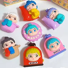 Купить Коллекционные игрушки-сюрприз (магниты) Девочка 6см, Pidol, 12-LetV-7, Letsvan, Blind Box — Фото №1
