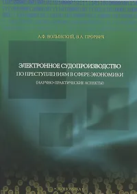 Купить Электронное судопроизводство по преступлениям в сфере экономики (научно-практические аспекты). Монография — Фото №1
