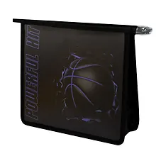 Купить Папка для тетрадей А5 "Баскетбольный мяч" полипропилен, 23.3*20*6.5 см, молния, дно с расширением — Фото №1