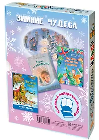 Купить Подарочный набор "Зимние чудеса": Новогодний сюрприз. Дед Жара и Новый год в джунглях. Елочка на Рождество (комплект из 3 книг в футляре) — Фото №1