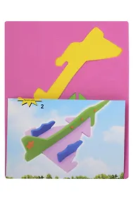 Купить Пазл мягкий 3Д, Schreiber/Шрайбер, 21*15см, Самолет, в ассортименте — Фото №1