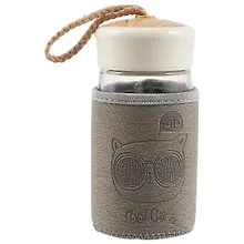 Купить Бутылка в чехле Cool Cat (стекло) (300мл) — Фото №1