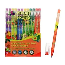 Купить Ручки гелевые Mazari, Bright Fruits, пиши-стирай синие 12 штук — Фото №1